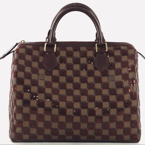 Louis Vuitton Speedy 30 Damier Paillettes Rouge - Picture 4 of 12